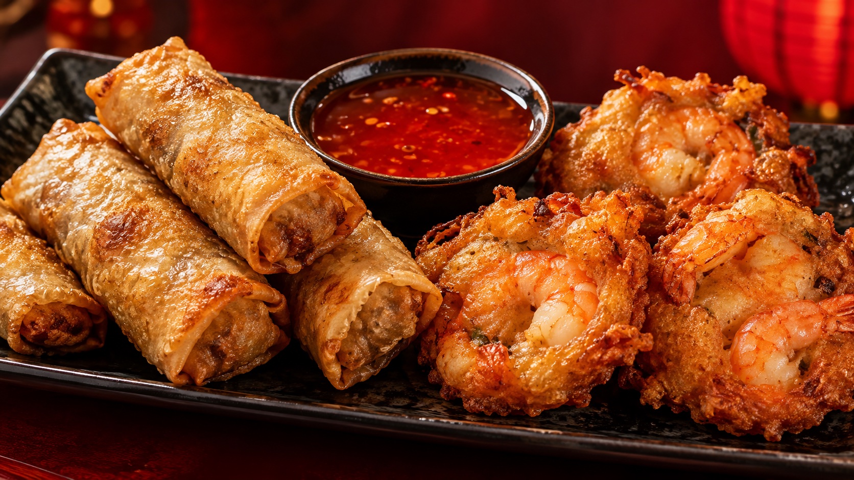 Nems et beignets crevette Dragon d’Asie